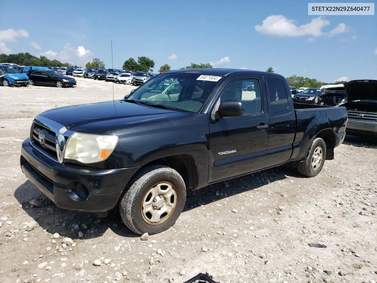 5TETX22N29Z640477 2009 Toyota Tacoma Access Cab