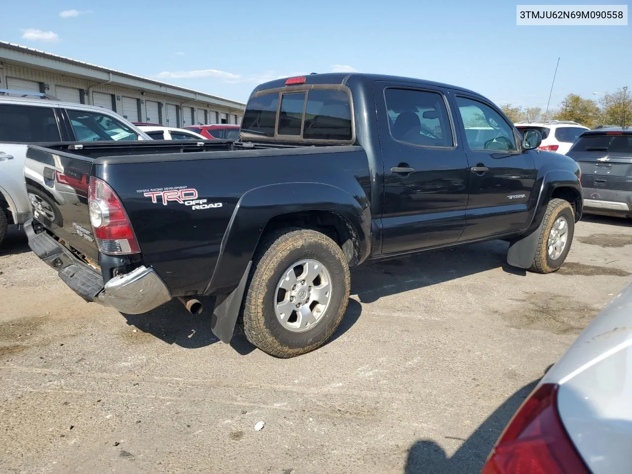 2009 Toyota Tacoma Double Cab Prerunner VIN: 3TMJU62N69M090558 Lot: 69754704