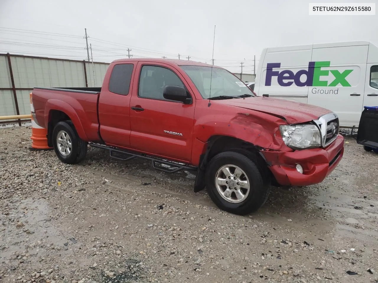 2009 Toyota Tacoma Prerunner Access Cab VIN: 5TETU62N29Z615580 Lot: 69886574