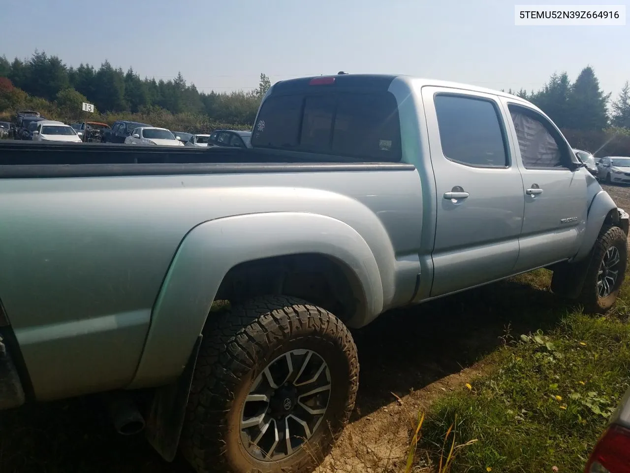 2009 Toyota Tacoma Double Cab Long Bed VIN: 5TEMU52N39Z664916 Lot: 70413724