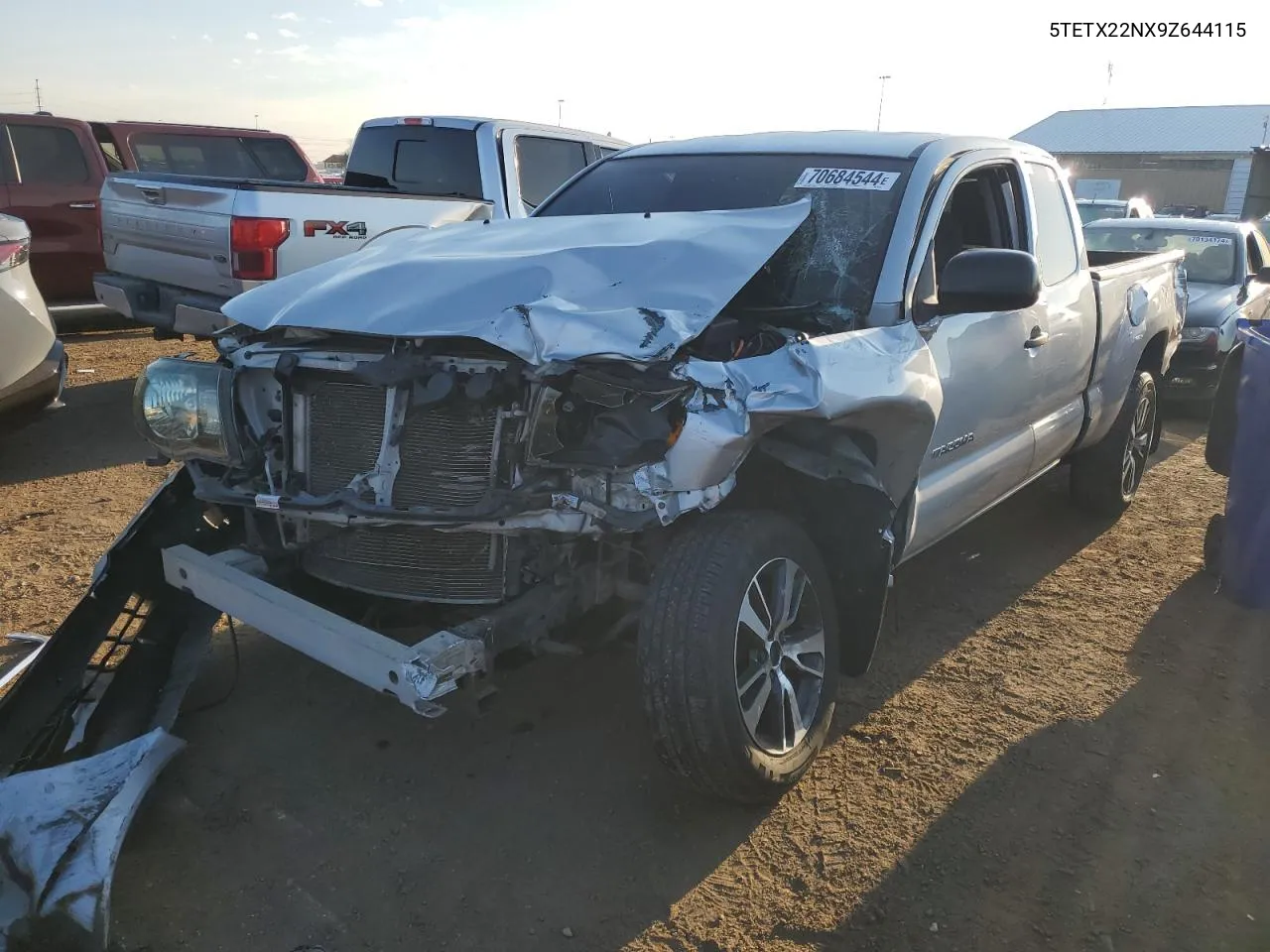 2009 Toyota Tacoma Access Cab VIN: 5TETX22NX9Z644115 Lot: 70684544