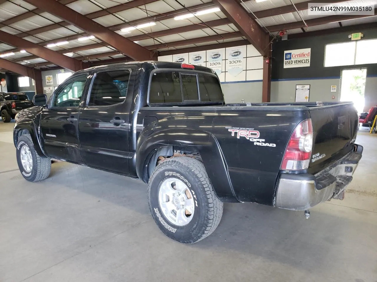 2009 Toyota Tacoma Double Cab VIN: 3TMLU42N99M035180 Lot: 70952344