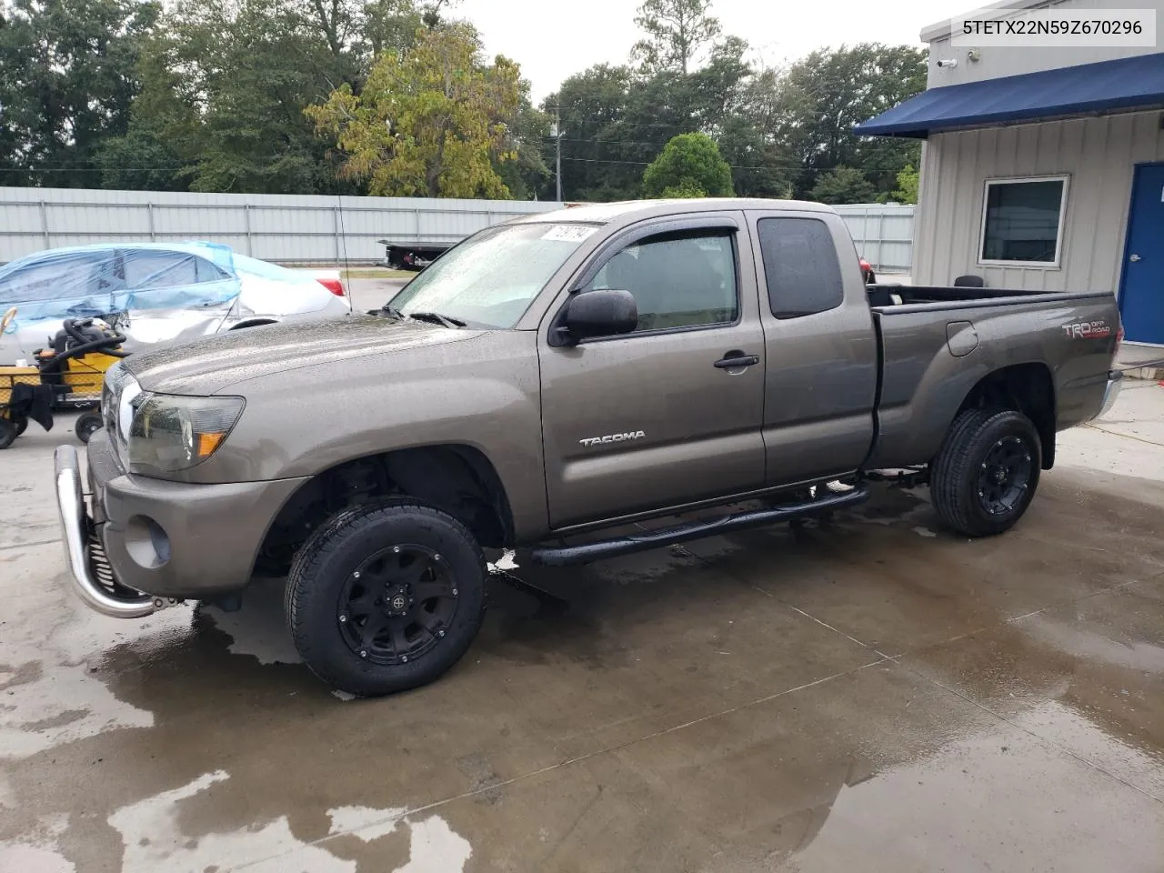 2009 Toyota Tacoma Access Cab VIN: 5TETX22N59Z670296 Lot: 71297794