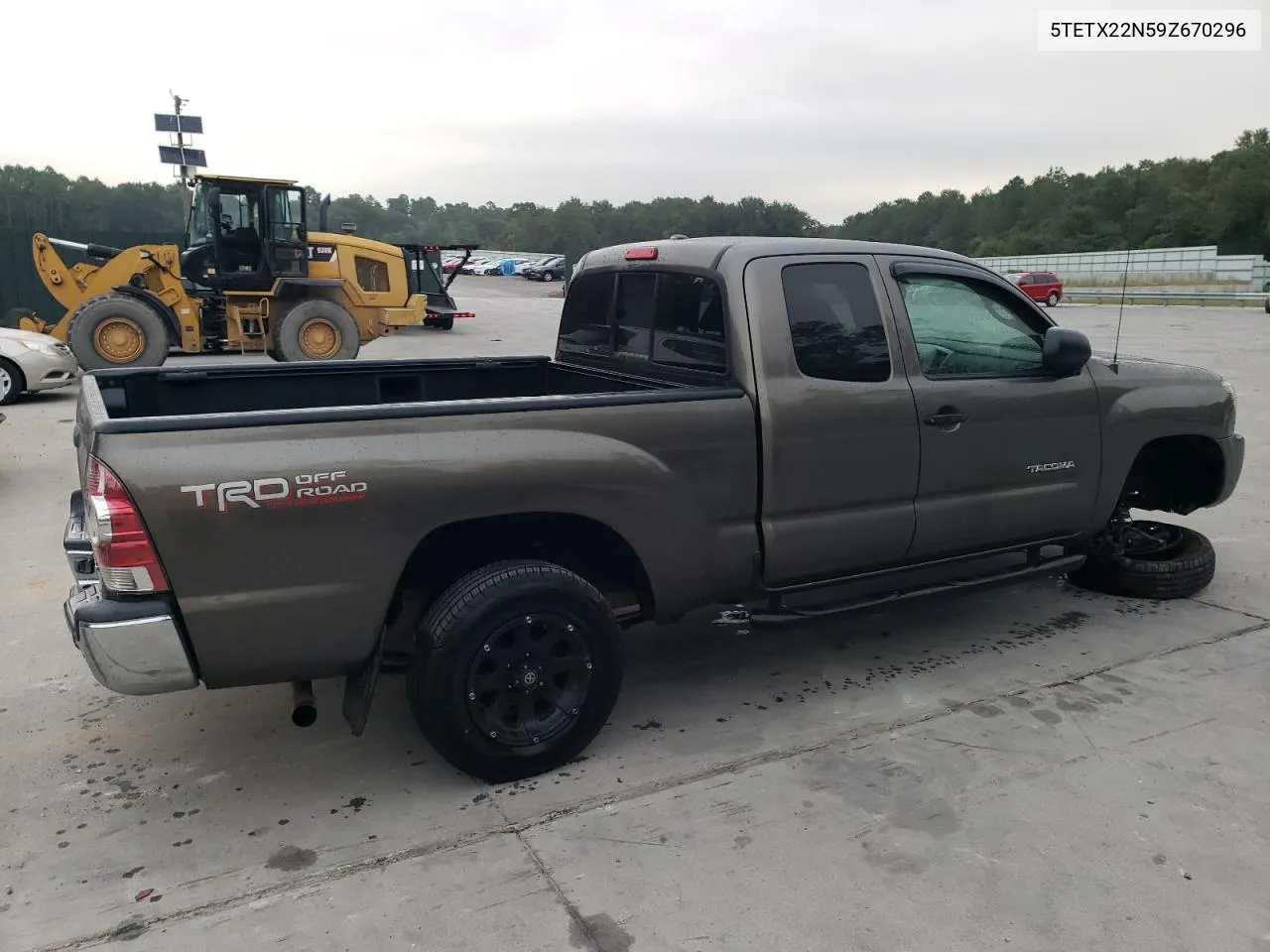 2009 Toyota Tacoma Access Cab VIN: 5TETX22N59Z670296 Lot: 71297794