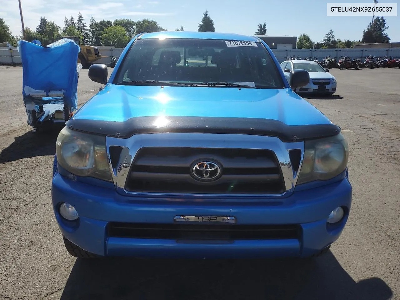 2009 Toyota Tacoma Double Cab VIN: 5TELU42NX9Z655037 Lot: 71676654