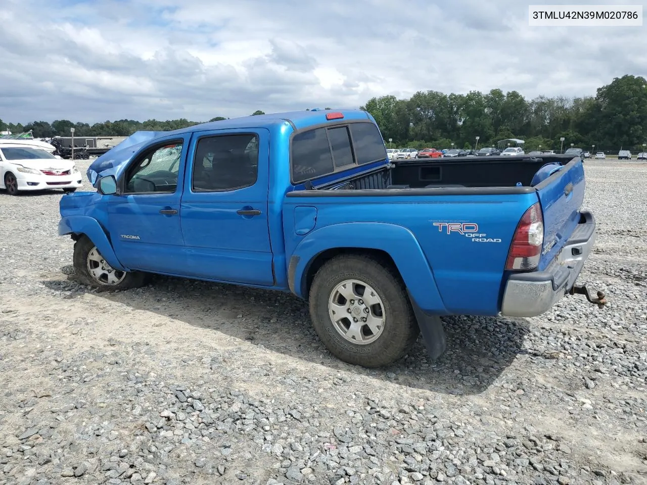 2009 Toyota Tacoma Double Cab VIN: 3TMLU42N39M020786 Lot: 71755194