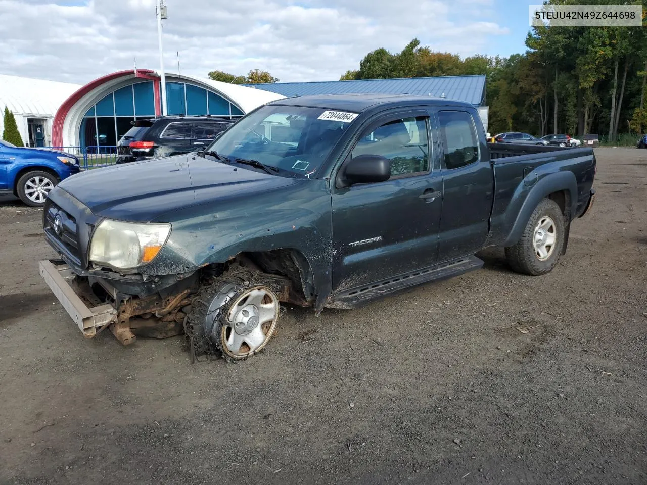 2009 Toyota Tacoma Access Cab VIN: 5TEUU42N49Z644698 Lot: 72044864