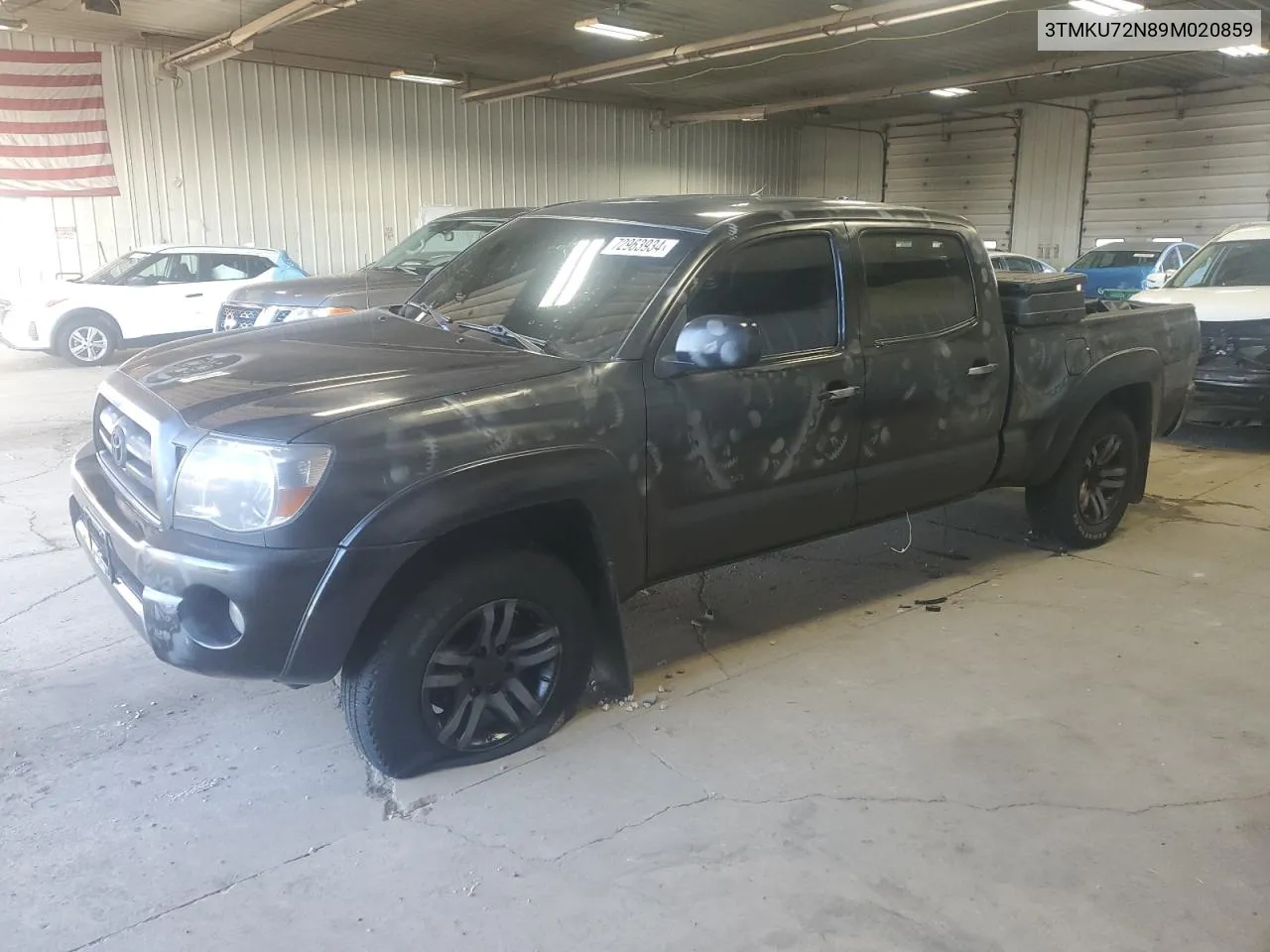 2009 Toyota Tacoma Double Cab Prerunner Long Bed VIN: 3TMKU72N89M020859 Lot: 72963934