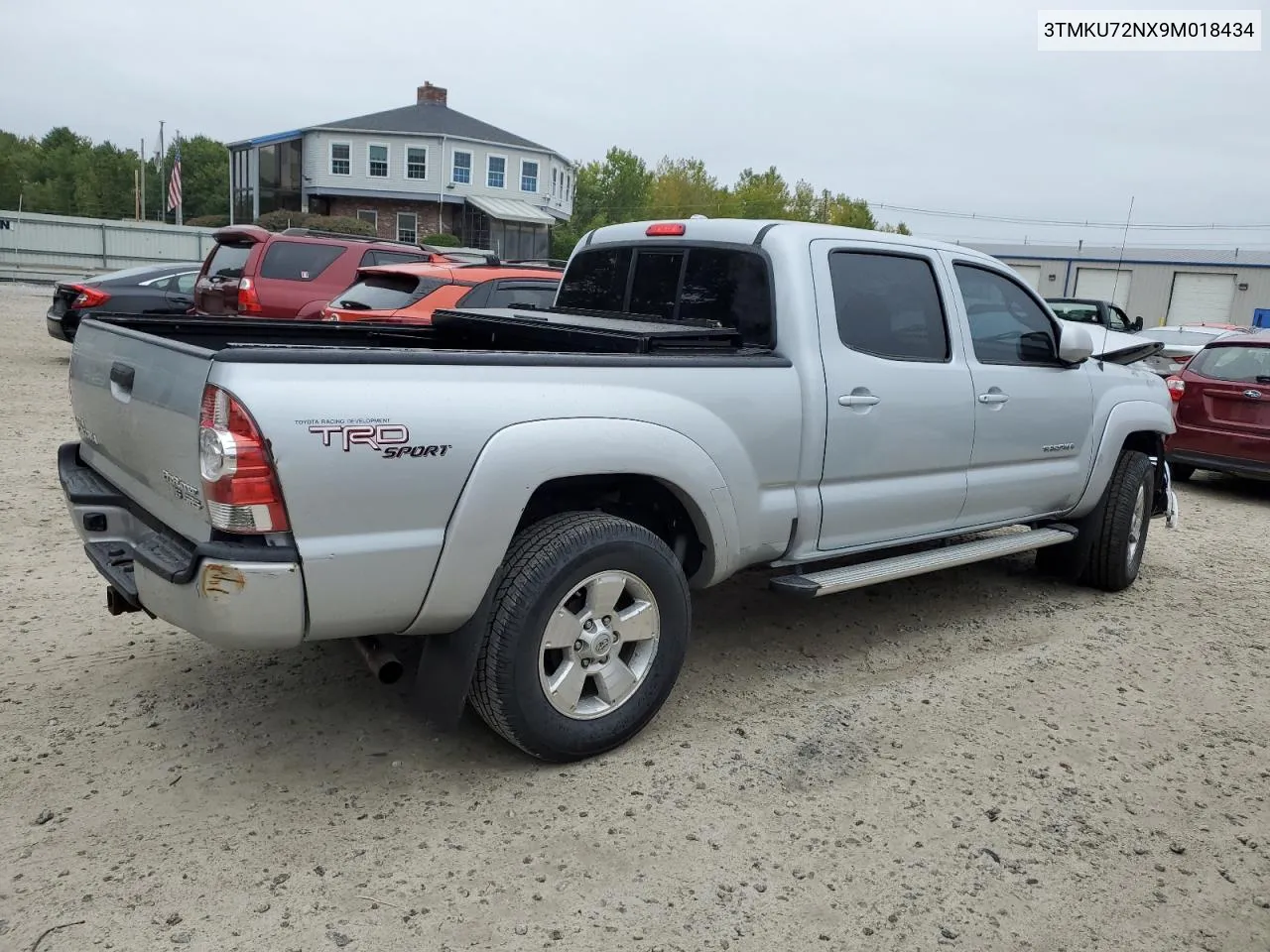 2009 Toyota Tacoma Double Cab Prerunner Long Bed VIN: 3TMKU72NX9M018434 Lot: 72991144