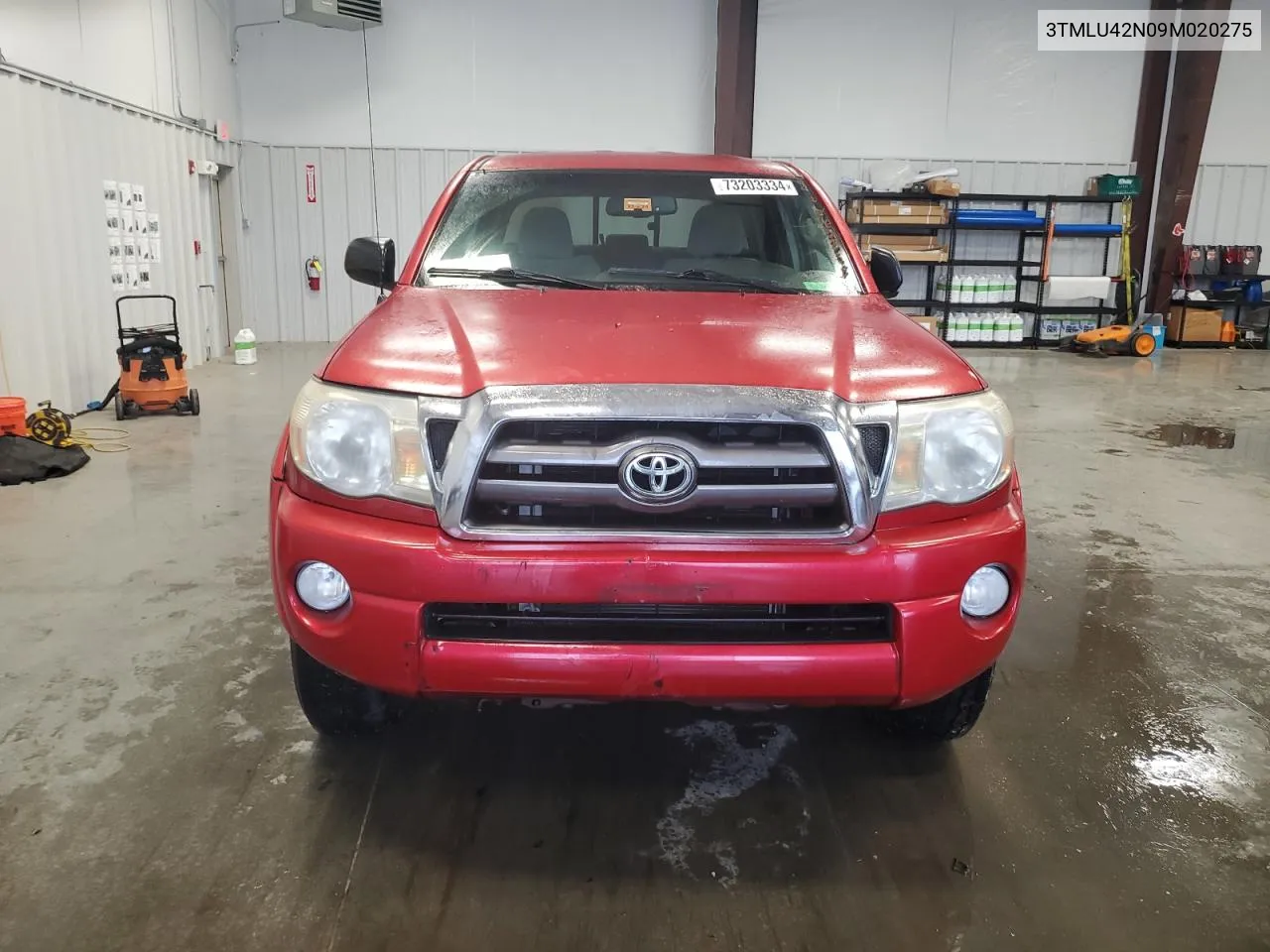 2009 Toyota Tacoma Double Cab VIN: 3TMLU42N09M020275 Lot: 73203334