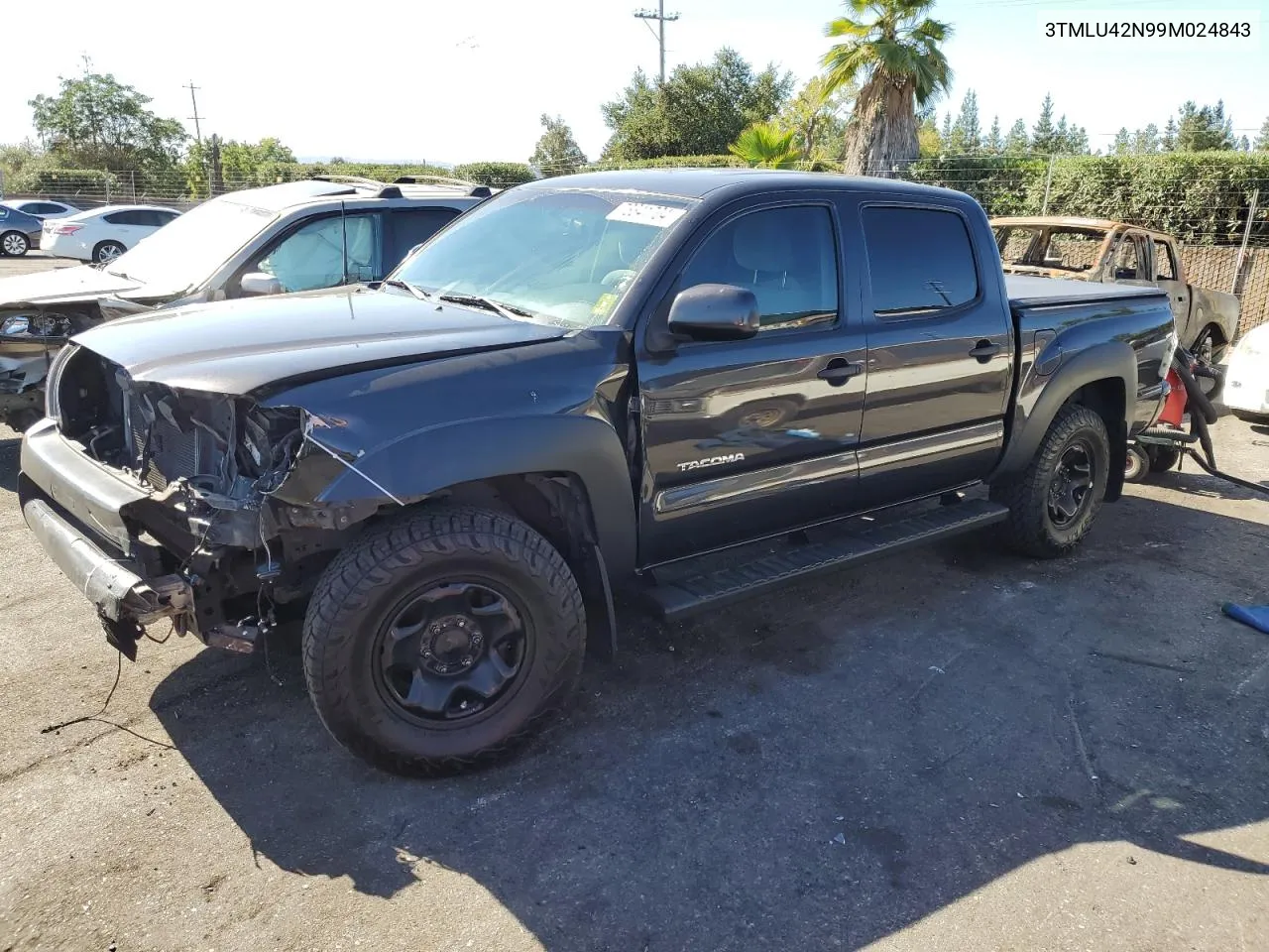 2009 Toyota Tacoma Double Cab VIN: 3TMLU42N99M024843 Lot: 73341704