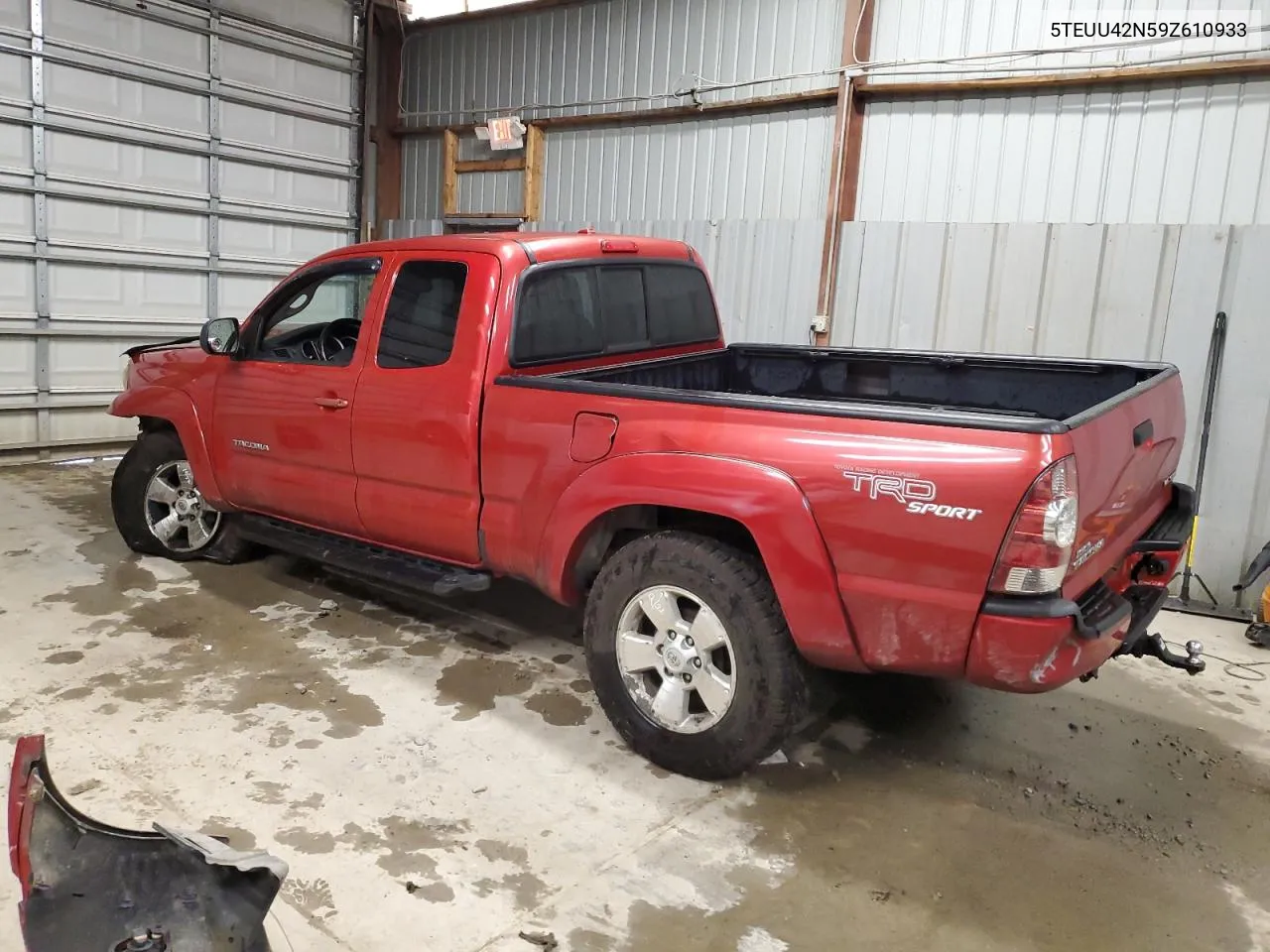 2009 Toyota Tacoma Access Cab VIN: 5TEUU42N59Z610933 Lot: 73421014