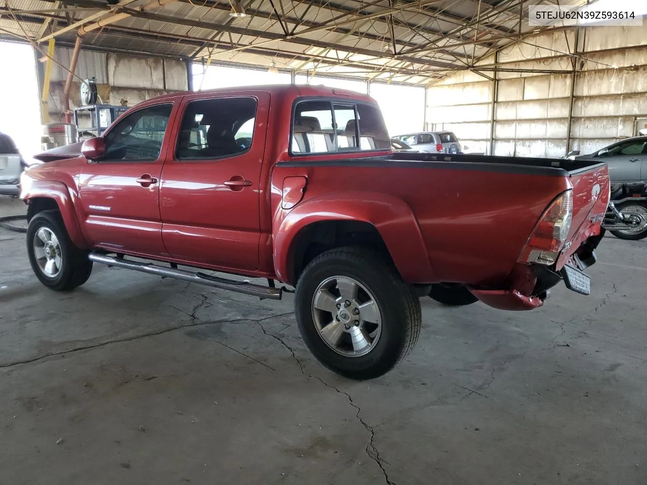 2009 Toyota Tacoma Double Cab Prerunner VIN: 5TEJU62N39Z593614 Lot: 73426954