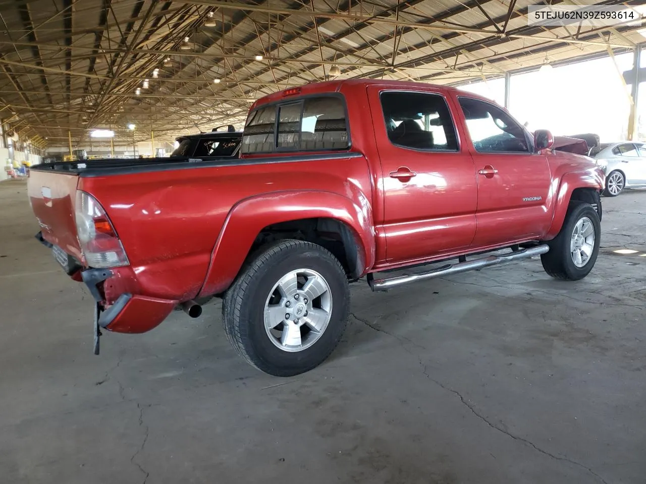 2009 Toyota Tacoma Double Cab Prerunner VIN: 5TEJU62N39Z593614 Lot: 73426954