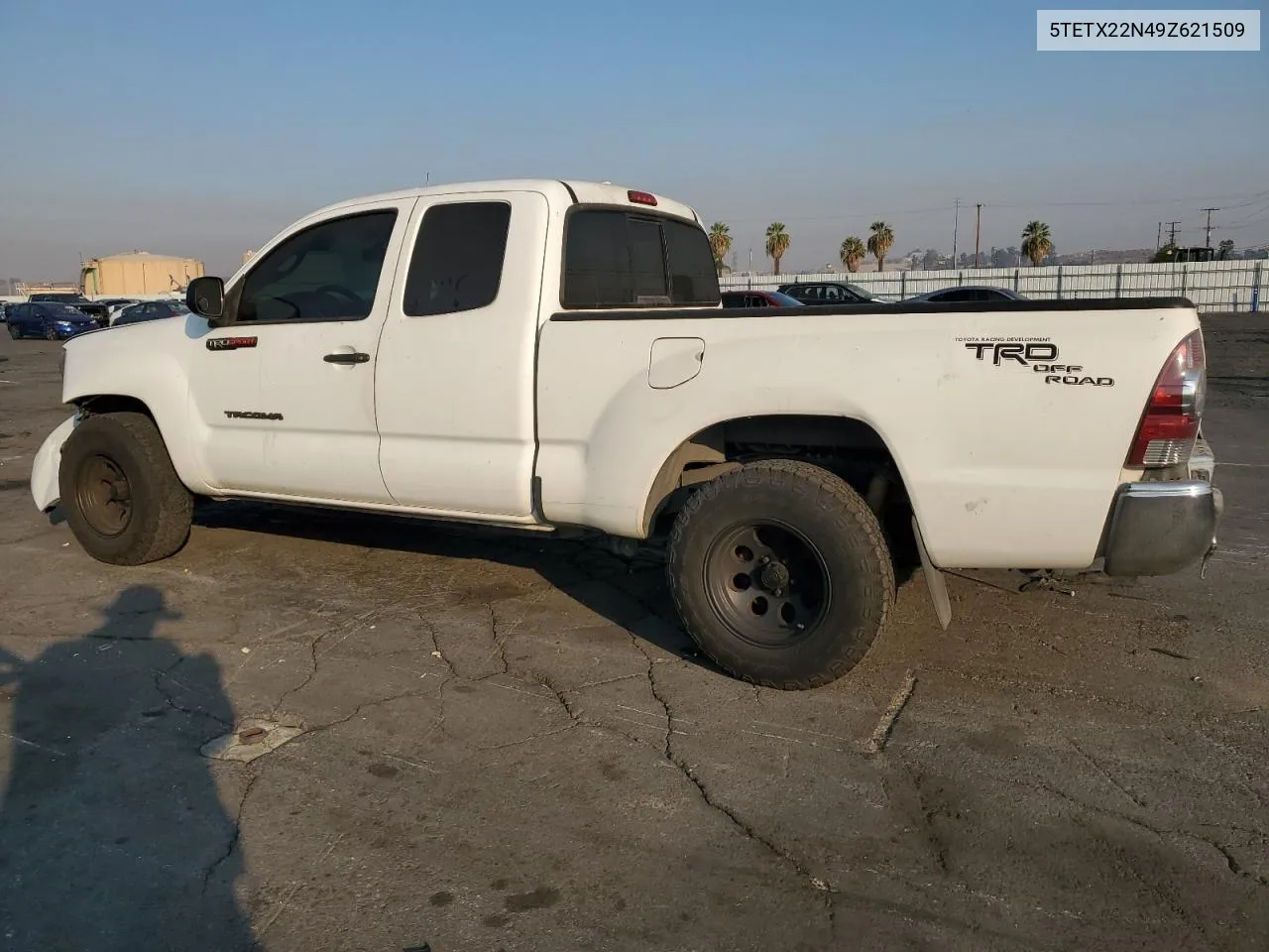 2009 Toyota Tacoma Access Cab VIN: 5TETX22N49Z621509 Lot: 73461044