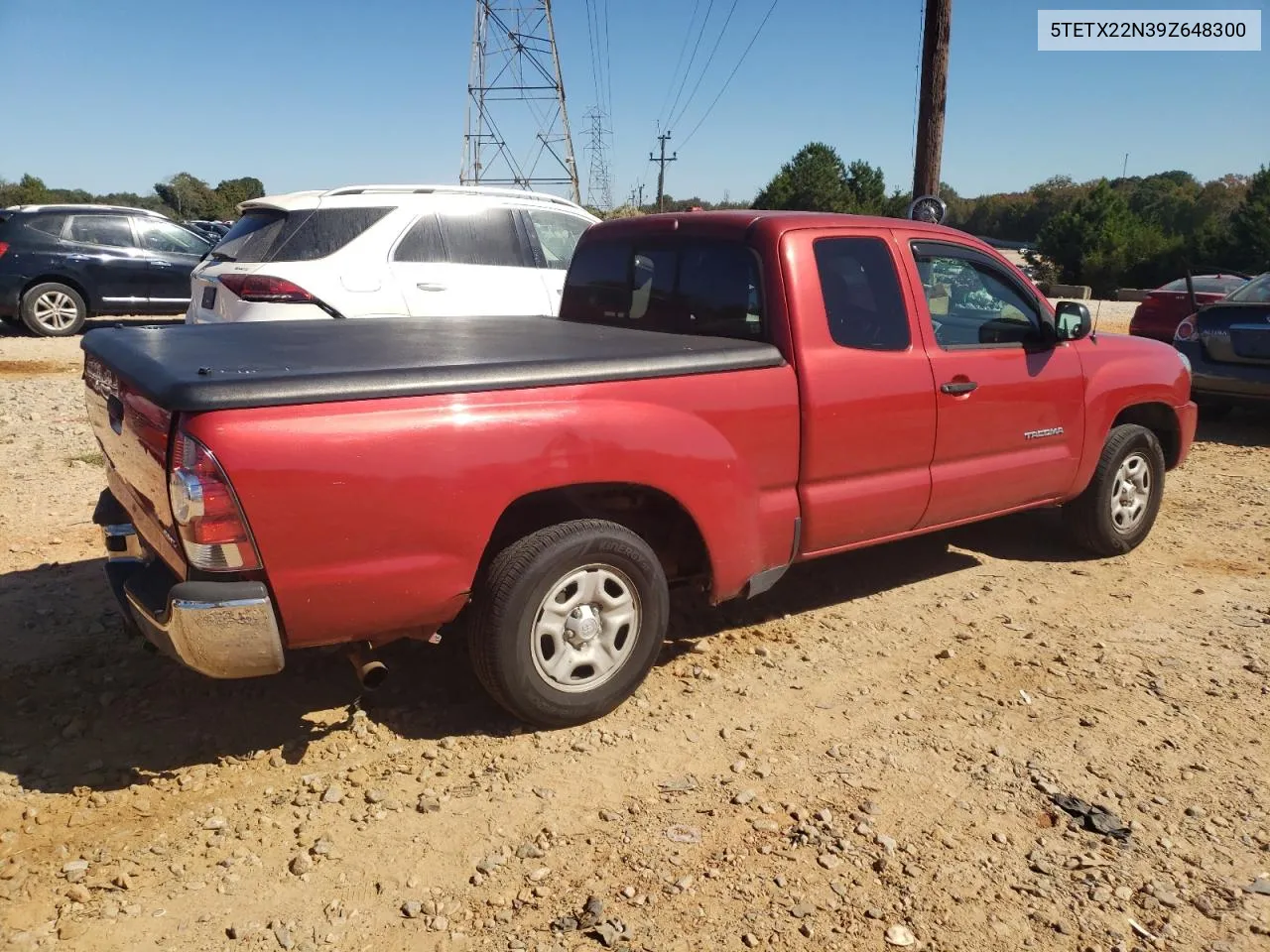 2009 Toyota Tacoma Access Cab VIN: 5TETX22N39Z648300 Lot: 74499774