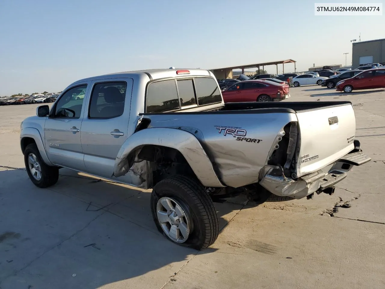 2009 Toyota Tacoma Double Cab Prerunner VIN: 3TMJU62N49M084774 Lot: 74501364