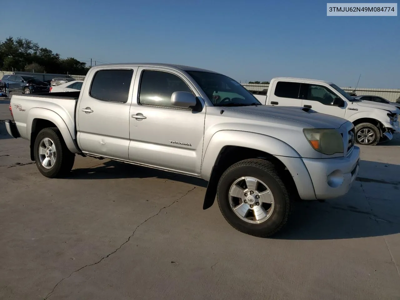 2009 Toyota Tacoma Double Cab Prerunner VIN: 3TMJU62N49M084774 Lot: 74501364