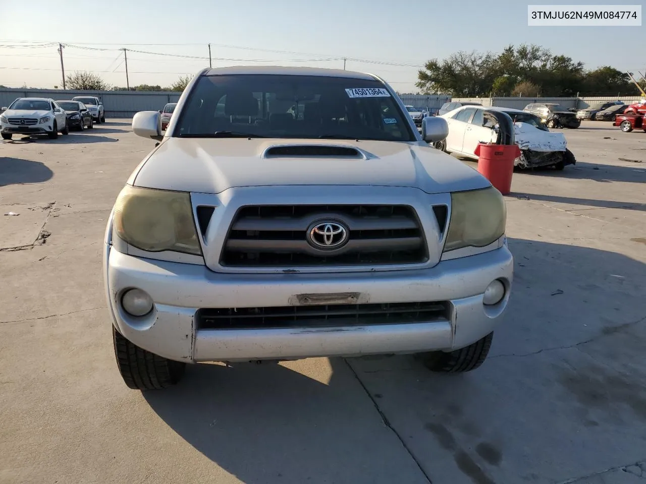 2009 Toyota Tacoma Double Cab Prerunner VIN: 3TMJU62N49M084774 Lot: 74501364