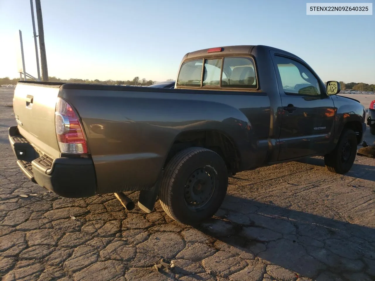 2009 Toyota Tacoma VIN: 5TENX22N09Z640325 Lot: 75298174