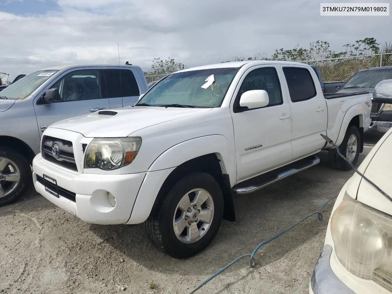 2009 Toyota Tacoma Double Cab Prerunner Long Bed VIN: 3TMKU72N79M019802 Lot: 75461404