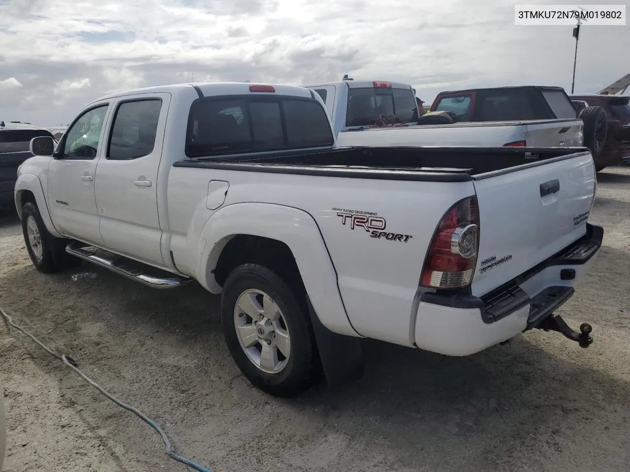 2009 Toyota Tacoma Double Cab Prerunner Long Bed VIN: 3TMKU72N79M019802 Lot: 75461404