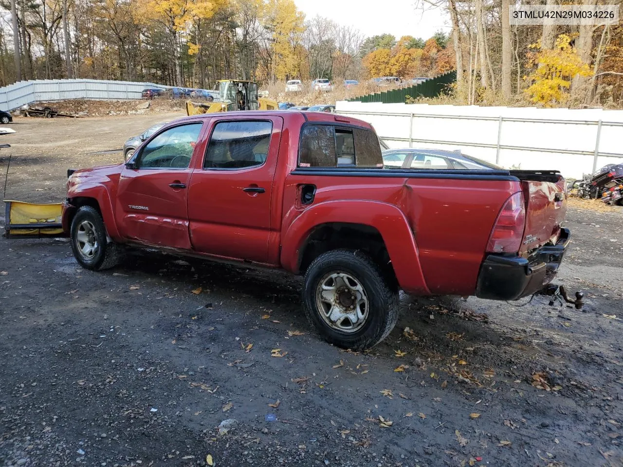 2009 Toyota Tacoma Double Cab VIN: 3TMLU42N29M034226 Lot: 75870954