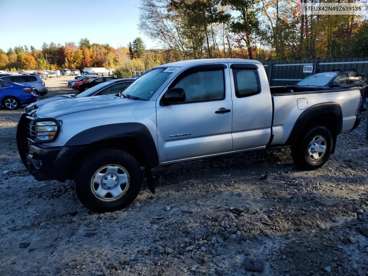 2009 Toyota Tacoma Access Cab VIN: 5TEUX42N49Z639136 Lot: 76040824