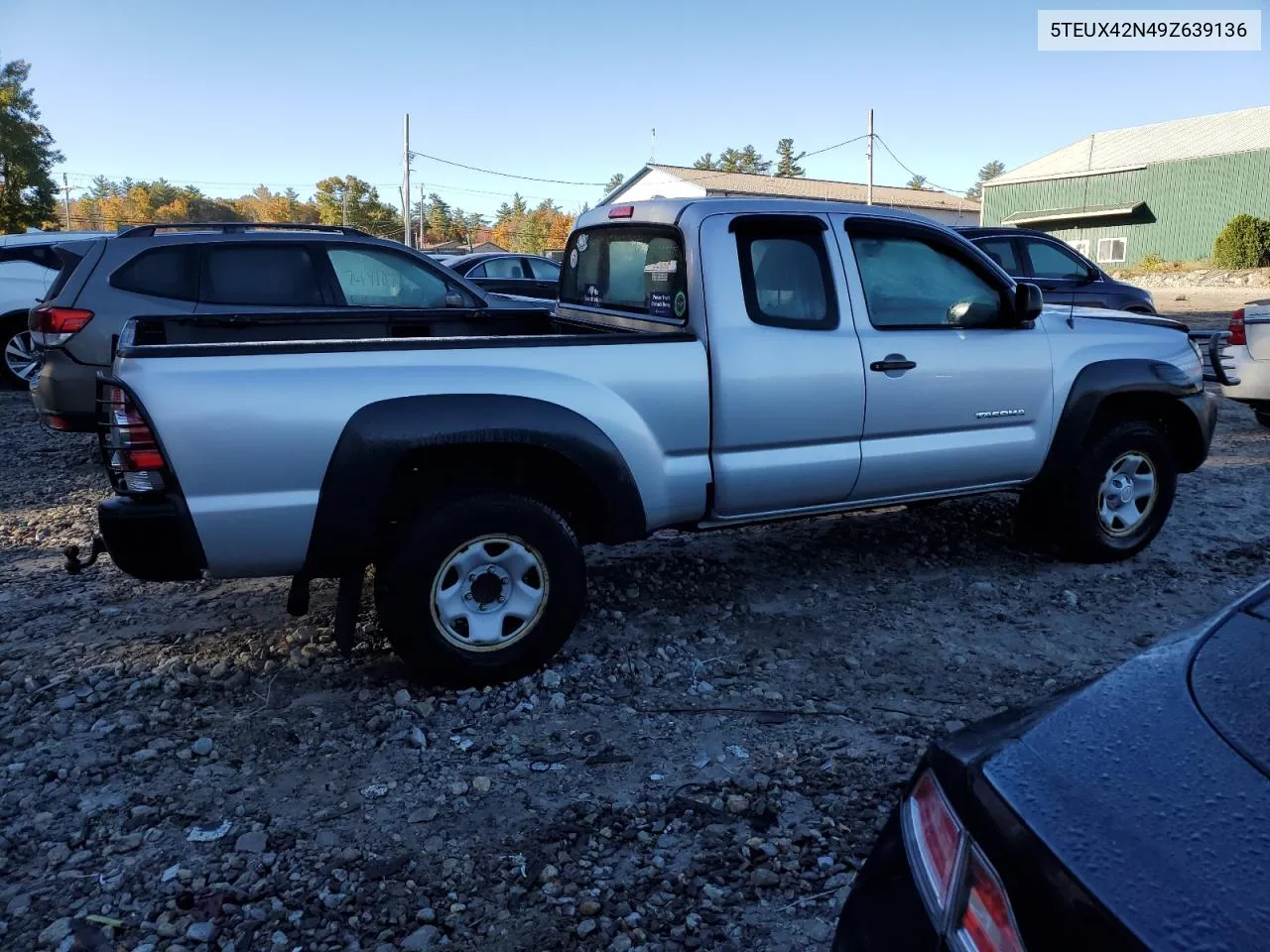 2009 Toyota Tacoma Access Cab VIN: 5TEUX42N49Z639136 Lot: 76040824