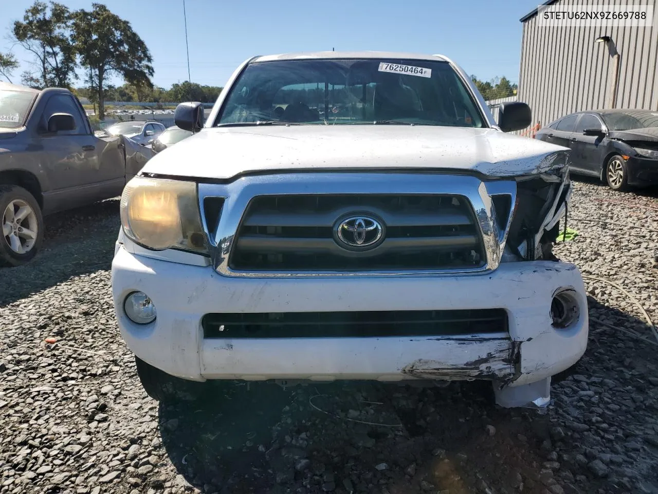 2009 Toyota Tacoma Prerunner Access Cab VIN: 5TETU62NX9Z669788 Lot: 76250464