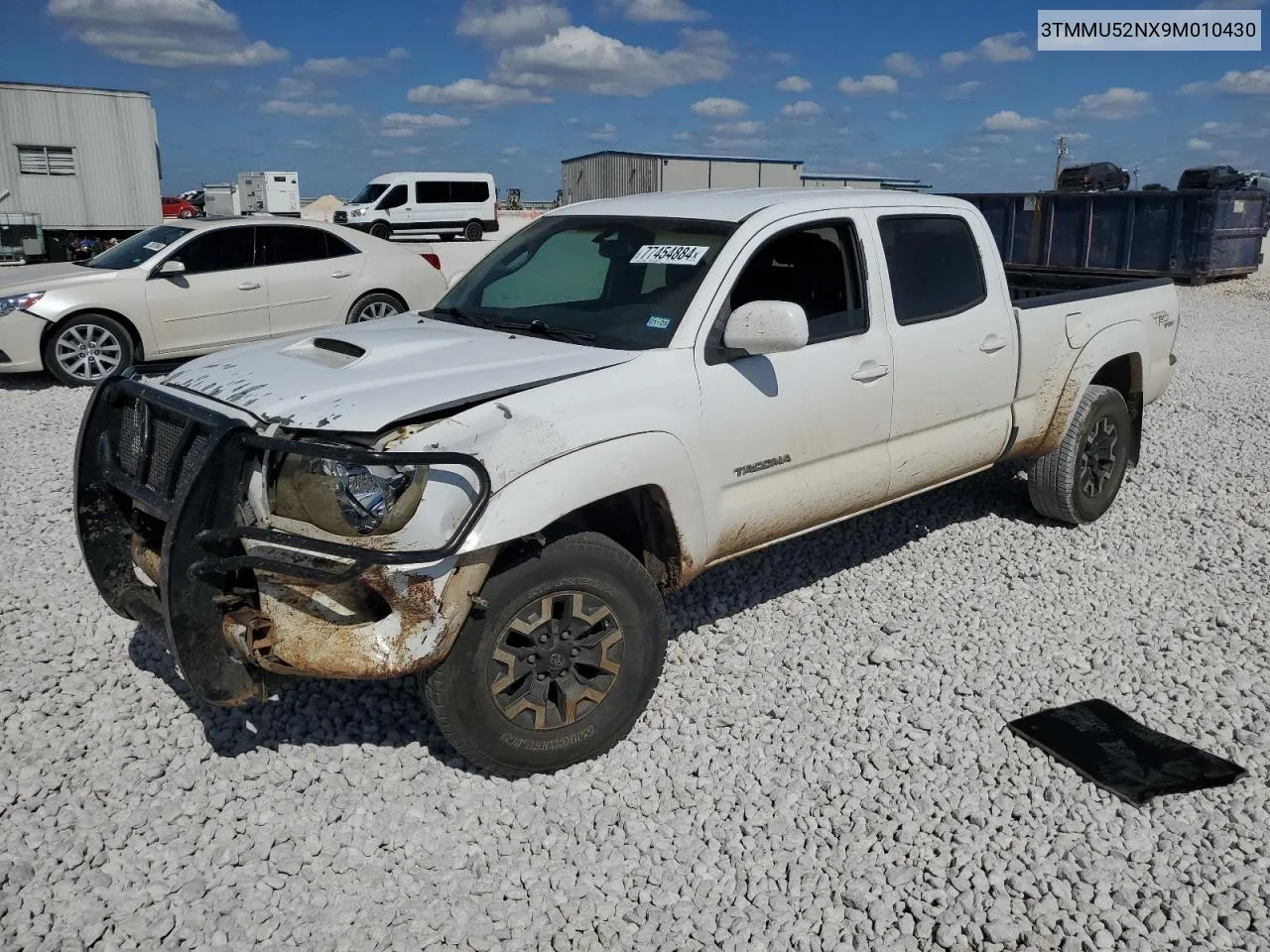 2009 Toyota Tacoma Double Cab Long Bed VIN: 3TMMU52NX9M010430 Lot: 77454884