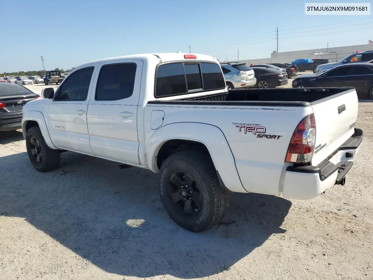 2009 Toyota Tacoma Double Cab Prerunner VIN: 3TMJU62NX9M091681 Lot: 77596904