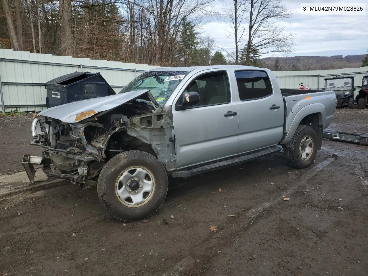 2009 Toyota Tacoma Double Cab VIN: 3TMLU42N79M028826 Lot: 78179904