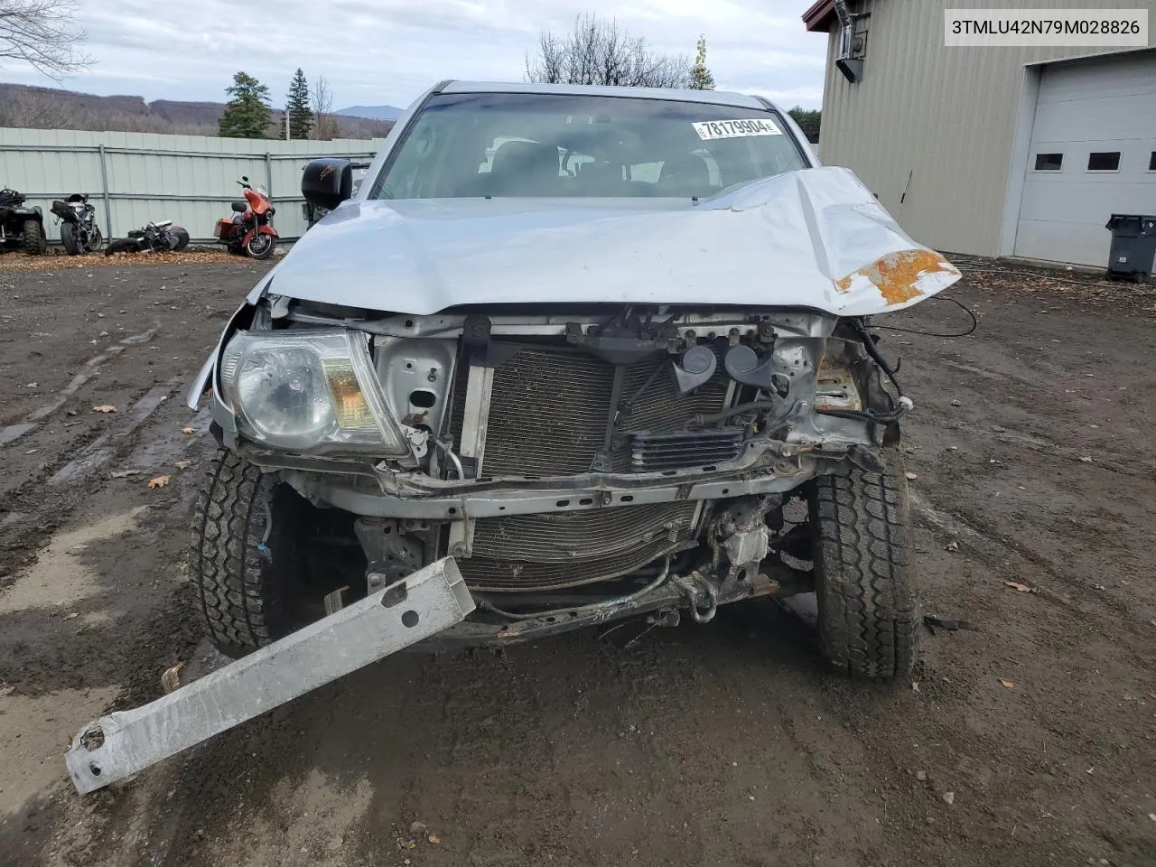 2009 Toyota Tacoma Double Cab VIN: 3TMLU42N79M028826 Lot: 78179904