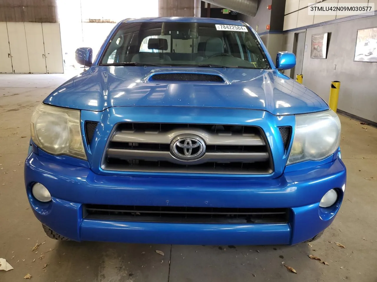 2009 Toyota Tacoma Double Cab VIN: 3TMLU42N09M030577 Lot: 78422584