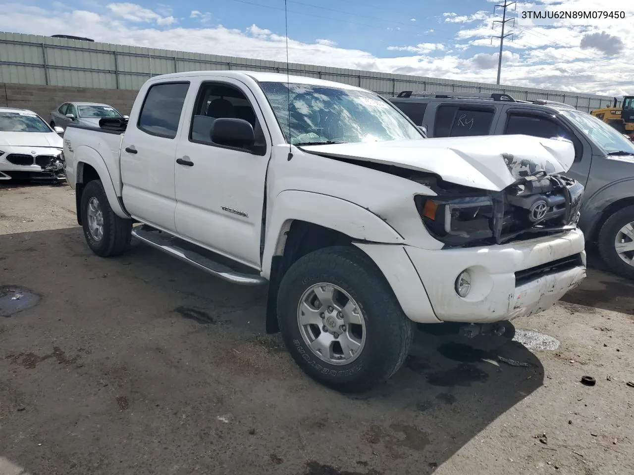 2009 Toyota Tacoma Double Cab Prerunner VIN: 3TMJU62N89M079450 Lot: 78743674