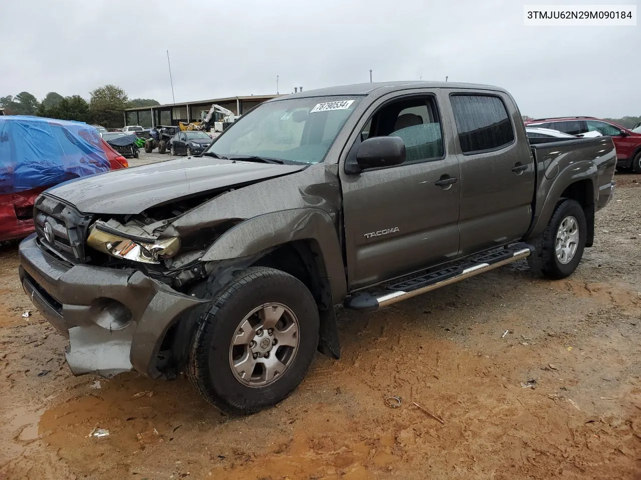 2009 Toyota Tacoma Double Cab Prerunner VIN: 3TMJU62N29M090184 Lot: 78790534