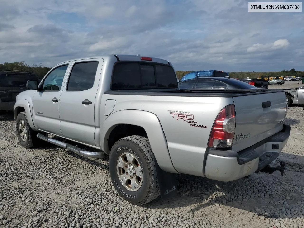 2009 Toyota Tacoma Double Cab VIN: 3TMLU42N69M037436 Lot: 79401214