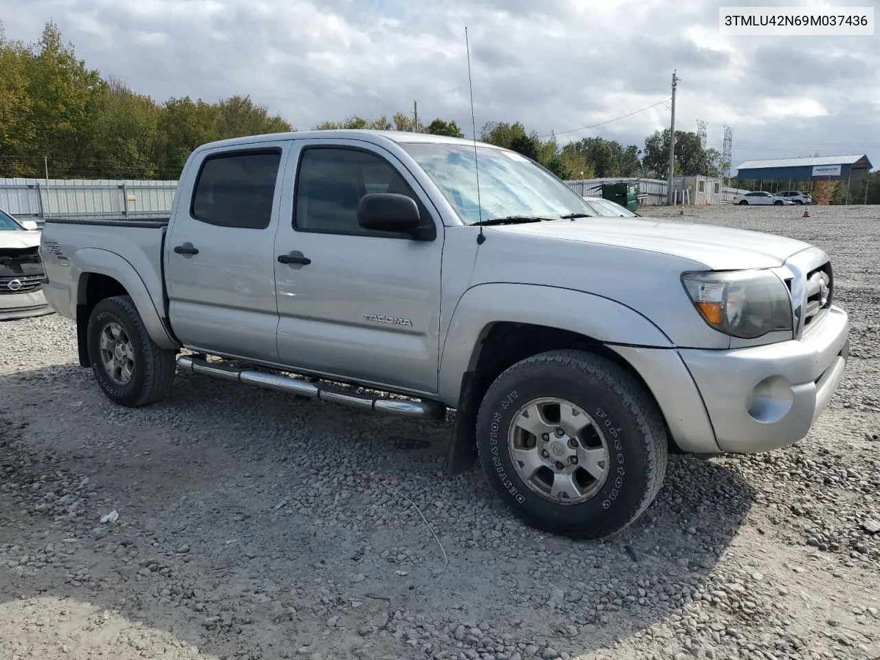 2009 Toyota Tacoma Double Cab VIN: 3TMLU42N69M037436 Lot: 79401214