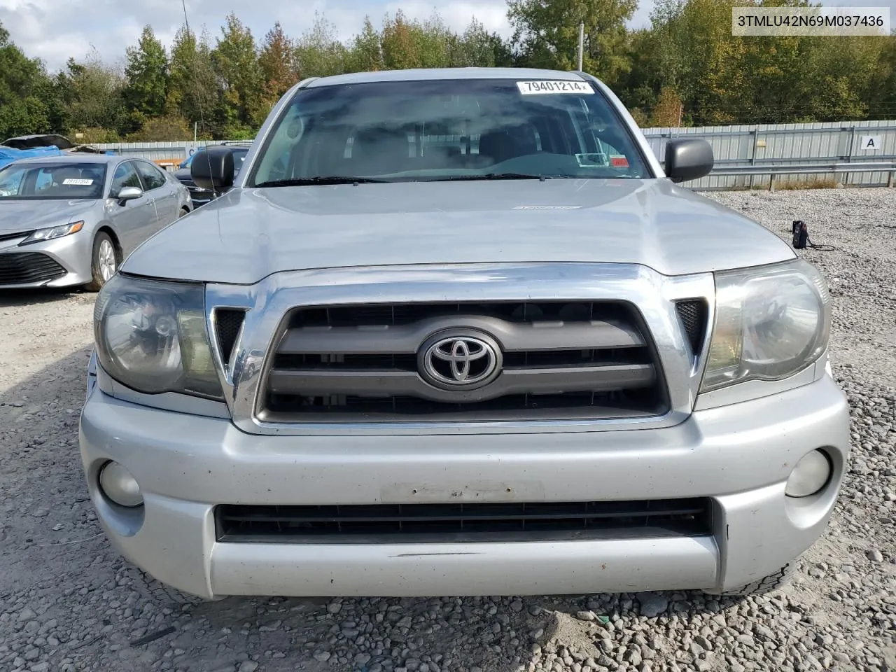 2009 Toyota Tacoma Double Cab VIN: 3TMLU42N69M037436 Lot: 79401214