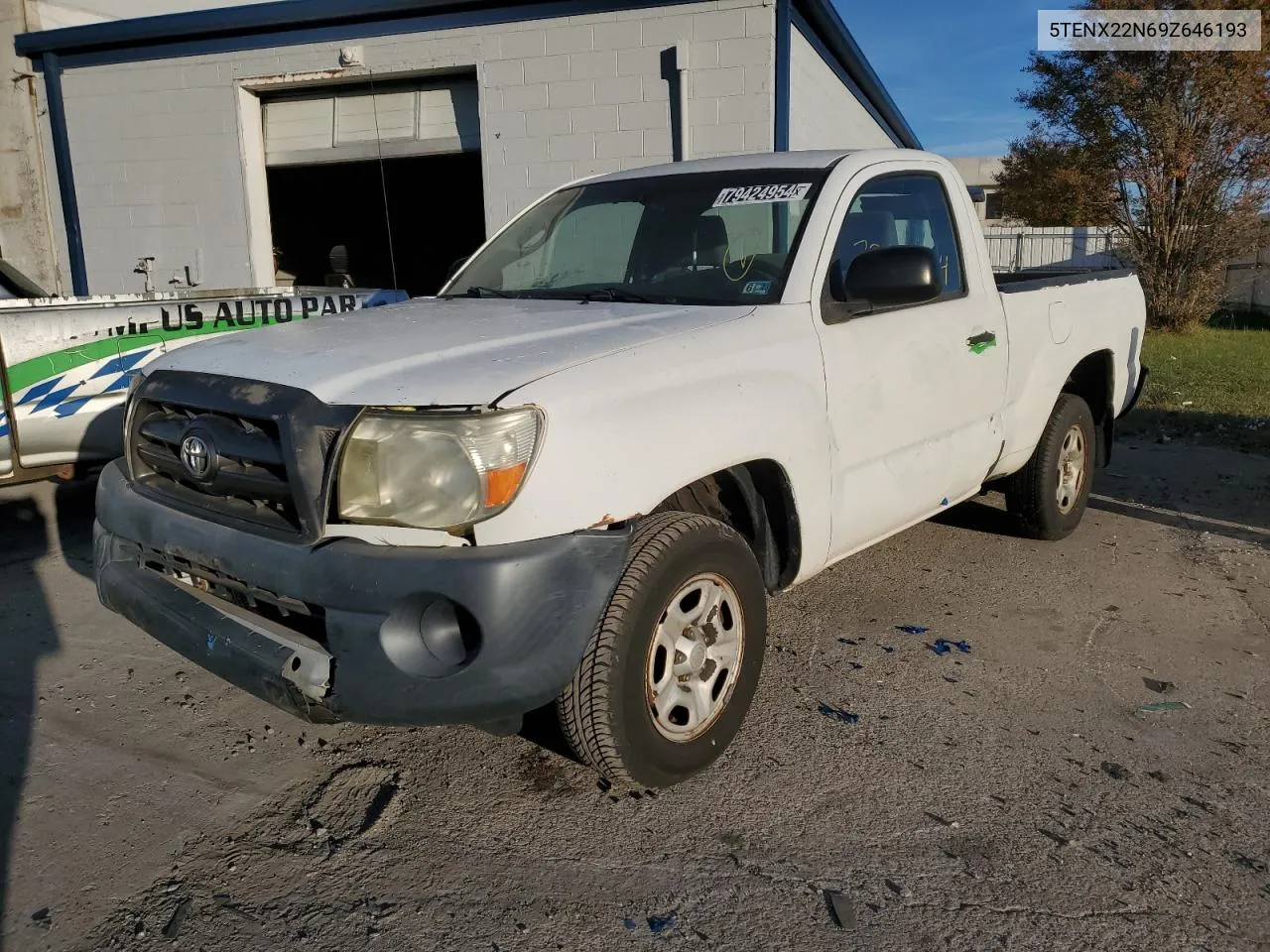 2009 Toyota Tacoma VIN: 5TENX22N69Z646193 Lot: 79424954