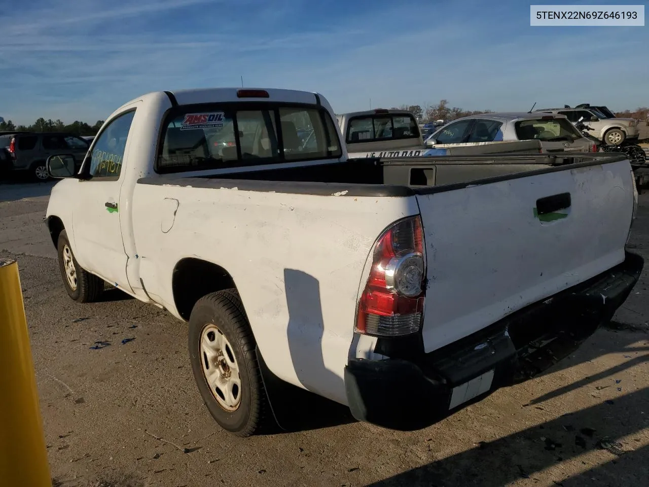 2009 Toyota Tacoma VIN: 5TENX22N69Z646193 Lot: 79424954