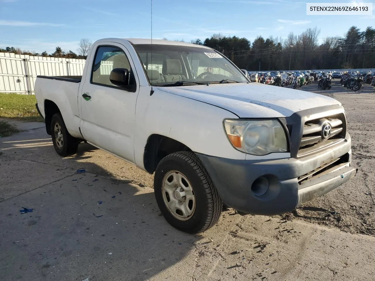 2009 Toyota Tacoma VIN: 5TENX22N69Z646193 Lot: 79424954