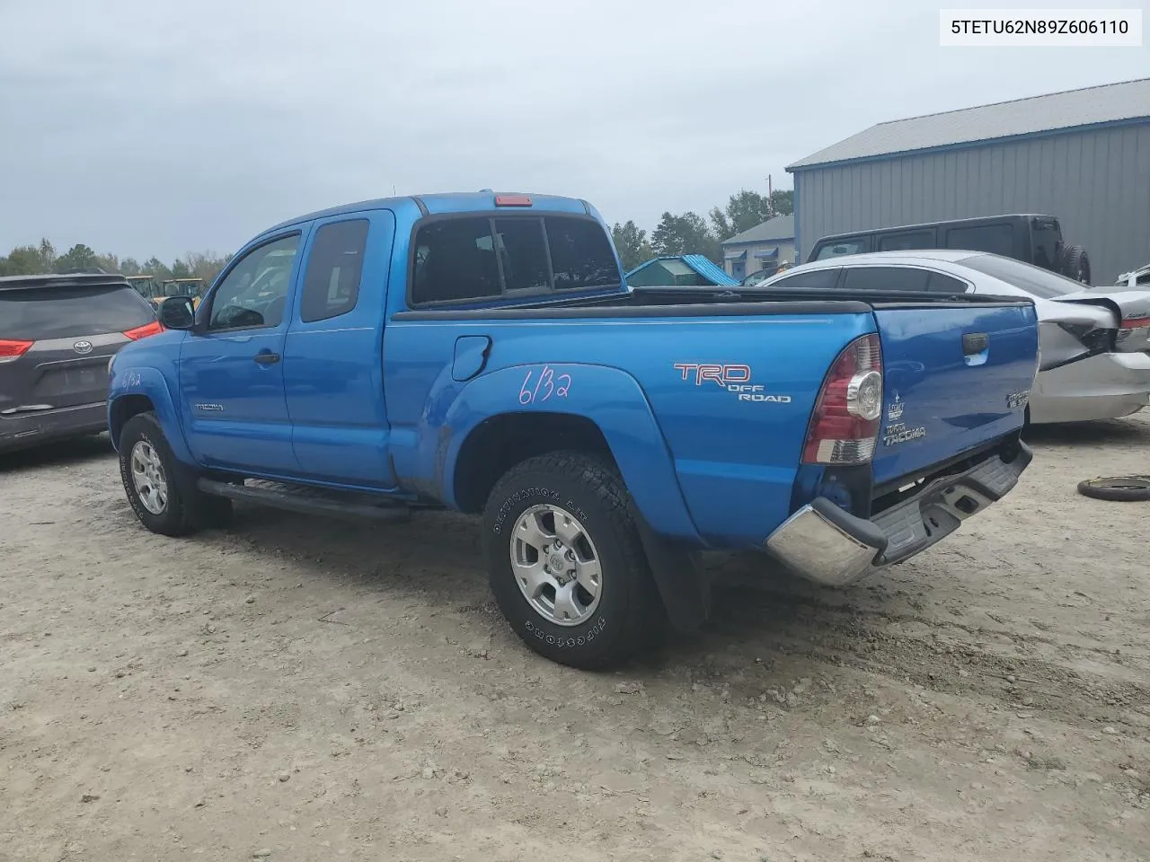 2009 Toyota Tacoma Prerunner Access Cab VIN: 5TETU62N89Z606110 Lot: 79537314