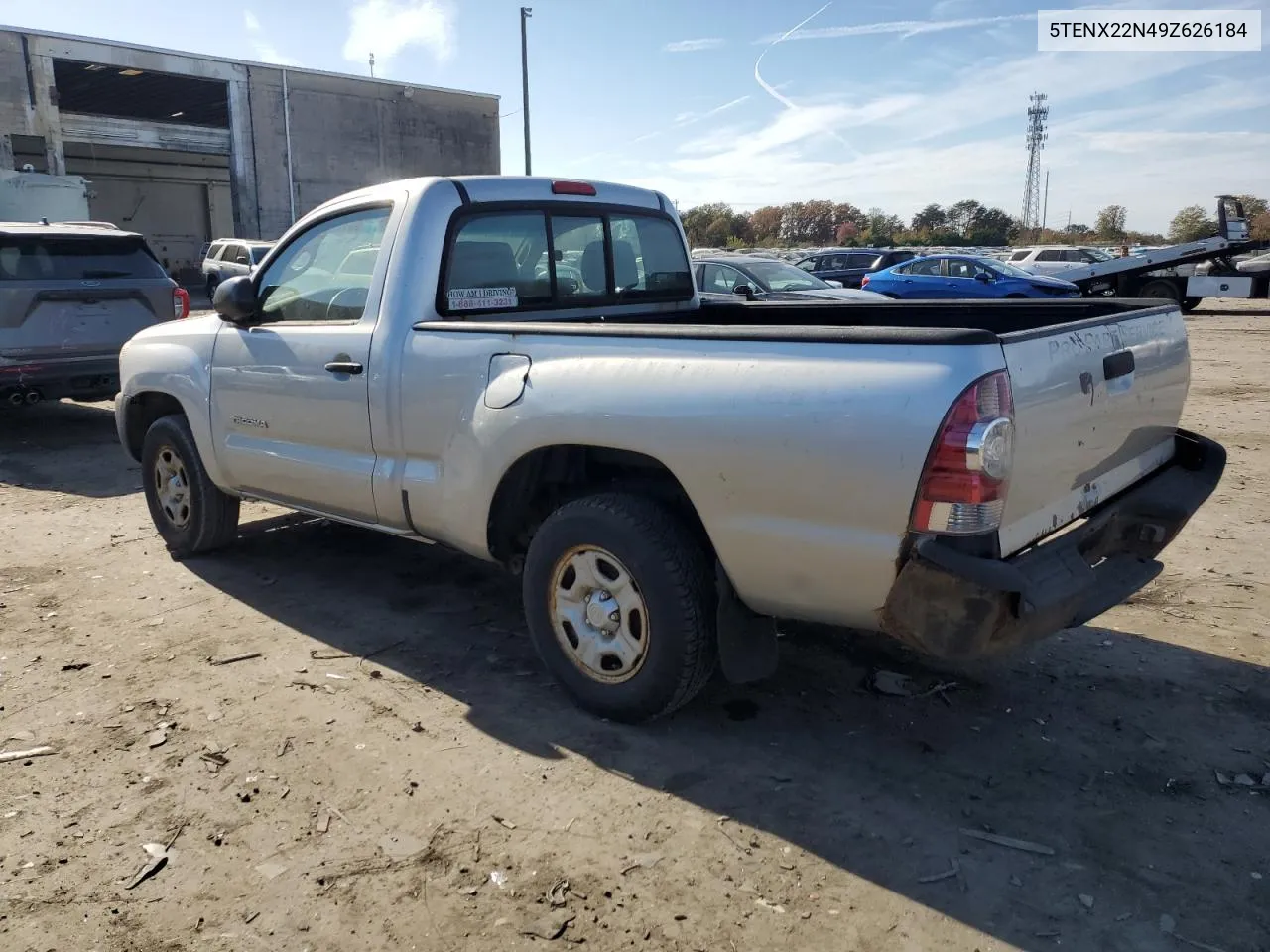 2009 Toyota Tacoma VIN: 5TENX22N49Z626184 Lot: 79634554