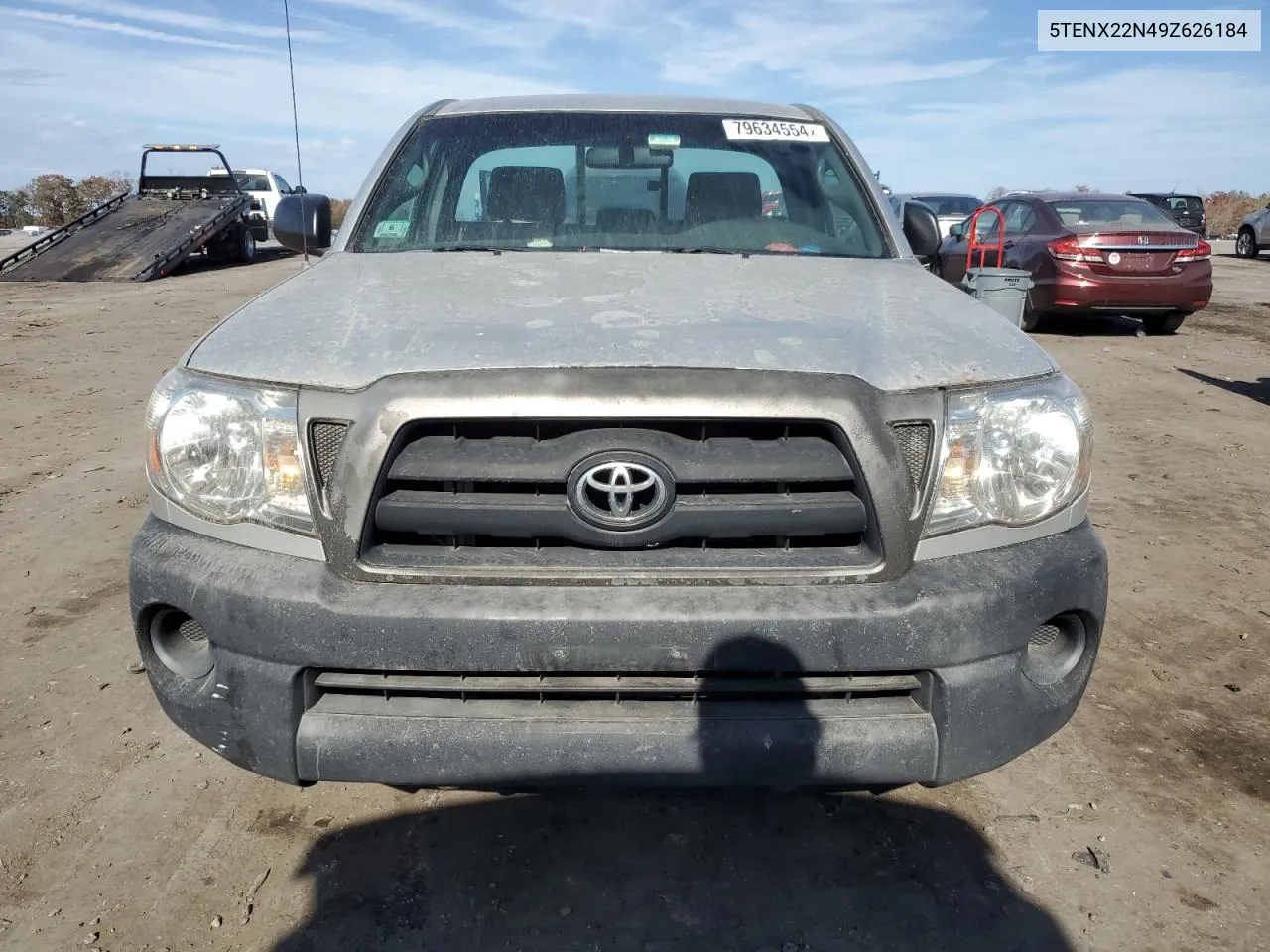 2009 Toyota Tacoma VIN: 5TENX22N49Z626184 Lot: 79634554