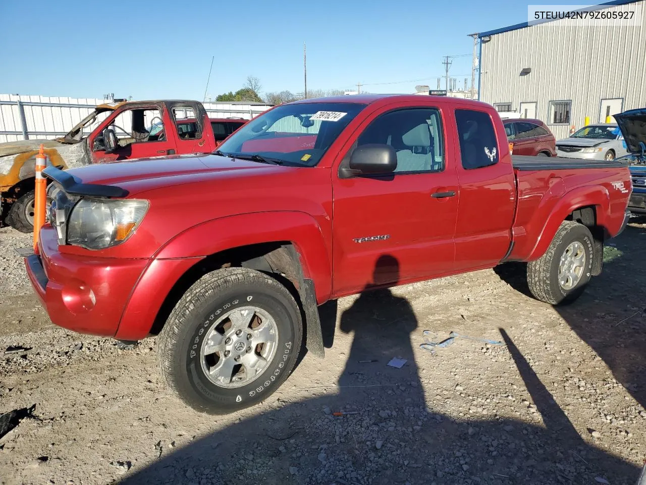 2009 Toyota Tacoma Access Cab VIN: 5TEUU42N79Z605927 Lot: 79916214