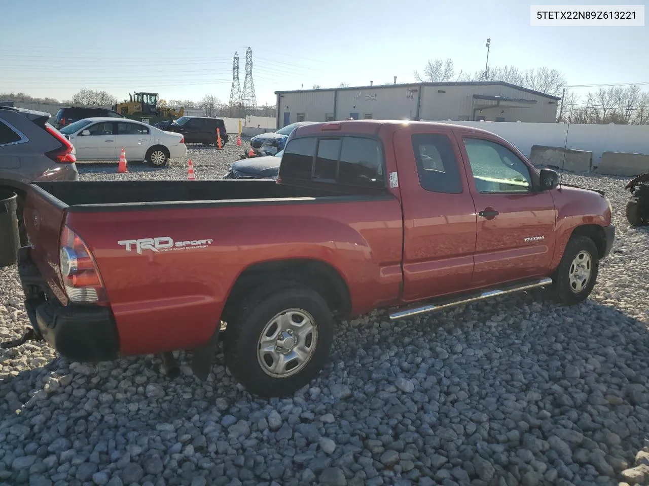 2009 Toyota Tacoma Access Cab VIN: 5TETX22N89Z613221 Lot: 79945204