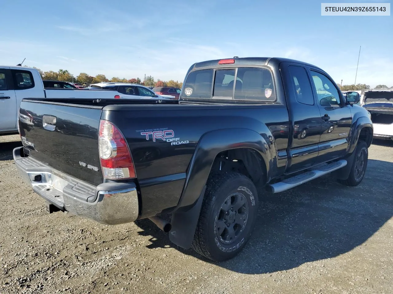 2009 Toyota Tacoma Access Cab VIN: 5TEUU42N39Z655143 Lot: 80150534