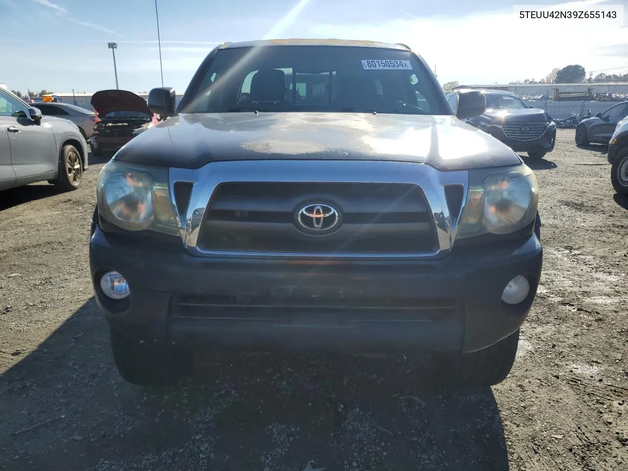 2009 Toyota Tacoma Access Cab VIN: 5TEUU42N39Z655143 Lot: 80150534